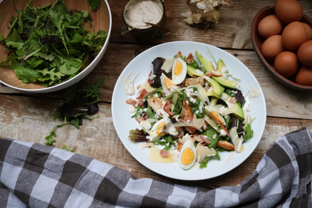 keto caesar salad recipe